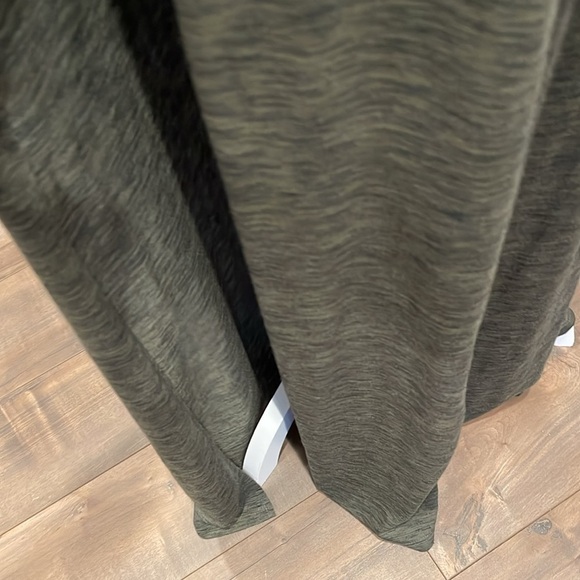 Silence + Noise S sleeveless gray maxi dress black accent & 2 slits up front - Picture 4 of 9